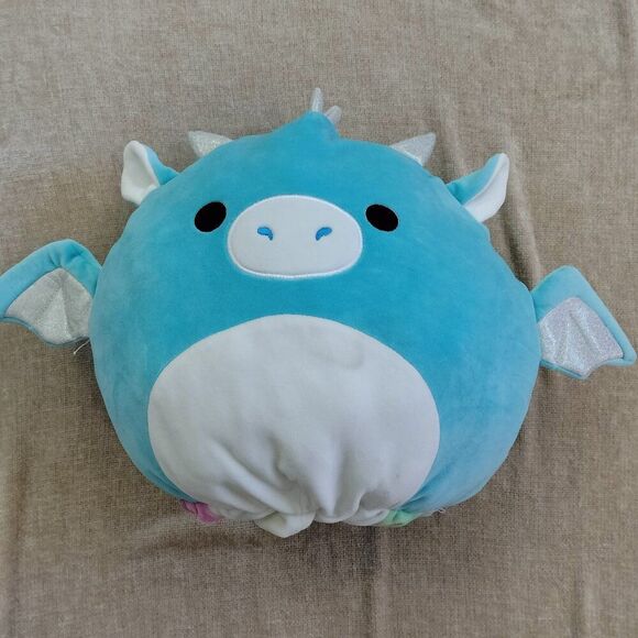 Squishmallow Flip-A-Mallows 12" Plush Devin The Blue Dragon Esmeralda Unicorn - Picture 1 of 8